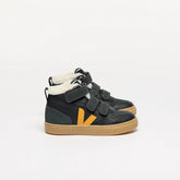 V-10 MID FURED LEATHER BLACK OURO GRAFITE