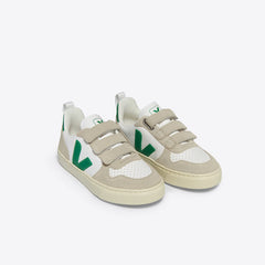 V-10 LEATHER WHITE EMERAUDE