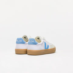 VOLLEY ELASTIC LACES CANVAS WHITE AQUA NATURAL