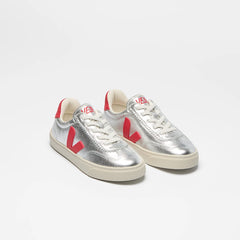 VOLLEY ELASTIC LACES LEATHER SILVER PEKIN