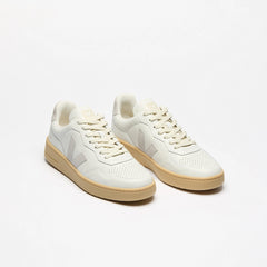 V-90 LEATHER WHITE LIGHT GREY NATURAL