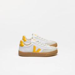 VOLLEY ELASTIC LACES CANVAS WHITE SUNSHINE NATURAL