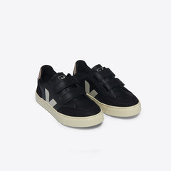 V-12 LEATHER BLACK WHITE PLATINE