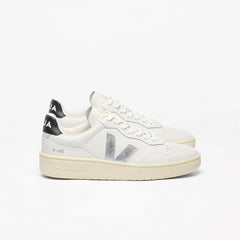 V-90 LEATHER WHITE SILVER BLACK