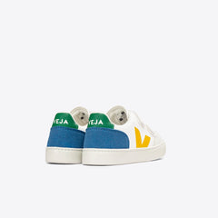 V-12 LEATHER WHITE MULTICO INDIGO