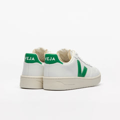 V-10 LEATHER WHITE EMERAUDE