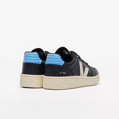 V-82 II GRAINED LEATHER BLACK PIERRE AQUA