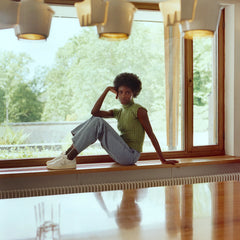 V-90 LEATHER WHITE NATURAL