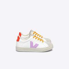 ESPLAR LEATHER WHITE ORCHID ORANGE FLUO