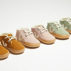 BABY FURED SUEDE CLAY PIERRE