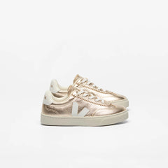 VOLLEY ELASTIC LACES LEATHER PLATINE WHITE