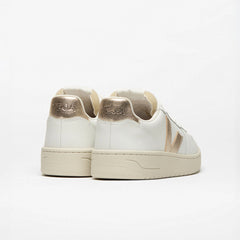 V-10 LEATHER WHITE PLATINE