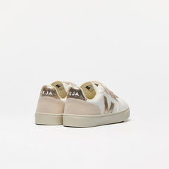 V-10 LEATHER MULTICO WHITE SHINY