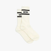 ICONIC SOCKS COTTON WHITE BLACK