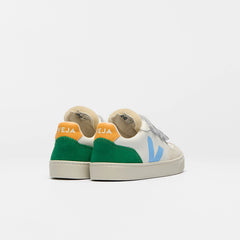 V-90 LEATHER WHITE AQUA EMERAUDE