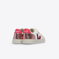 V-12 LEATHER WHITE MULTICO NACRE