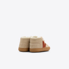 BABY FURED SUEDE VEJA X BONPOINT ALMOND CANYON