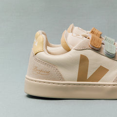 V-90 LEATHER VEJA X BONPOINT PURE ALMOND NATURAL