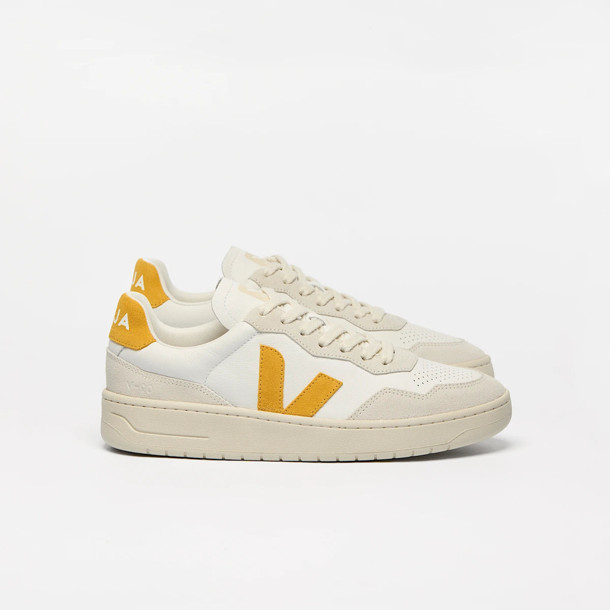 V-90 LEATHER WHITE SAFRAN