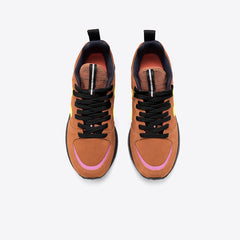 VENTURI SUEDE TUILE JAUNE FLUO BLACK SOLE