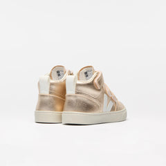 V-10 MID LEATHER PLATINE WHTE