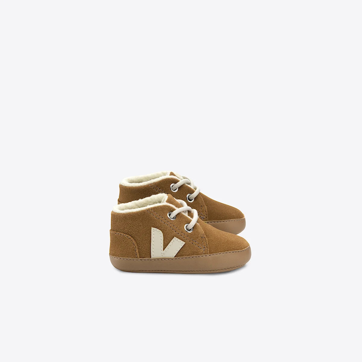 BABY FURED SUEDE CAMEL PIERRE