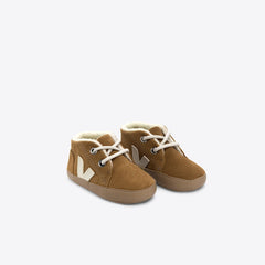BABY FURED SUEDE CAMEL PIERRE