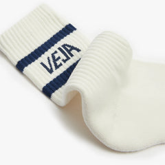 ICONIC SOCKS COTTON WHITE BLUE
