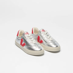 VOLLEY ELASTIC LACES LEATHER SILVER PEKIN