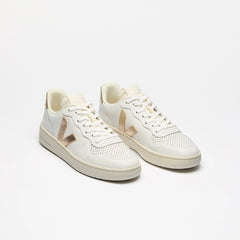 V-10 LEATHER WHITE PLATINE