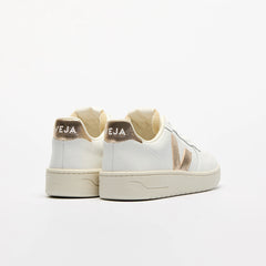 V-10 LEATHER WHITE PLATINE
