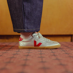 VOLLEY LEATHER SILVER PEPPER