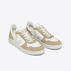 V-10 LEATHER WHITE NATURAL SAHARA