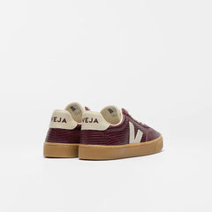 VOLLEY ELASTIC LACES LEATHER AMARANTE PIERRE