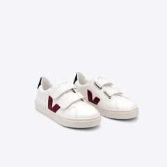 ESPLAR LEATHER WHITE MARSALA BLACK