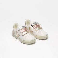 V-10 LEATHER MULTICO WHITE SHINY
