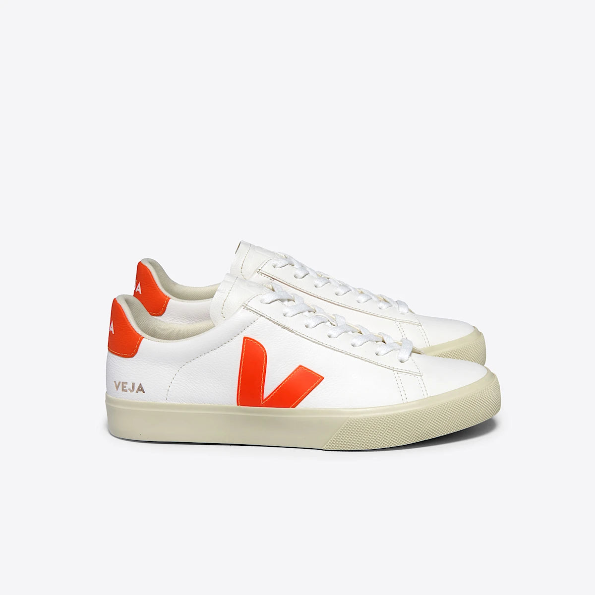 CAMPO LEATHER WHITE ORANGE FLUO