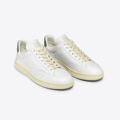 V-12 STITCH LEATHER WHITE KAKI