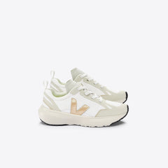 CANARY ELASTIC LACES ALVEOMESH WHITE PLATINE